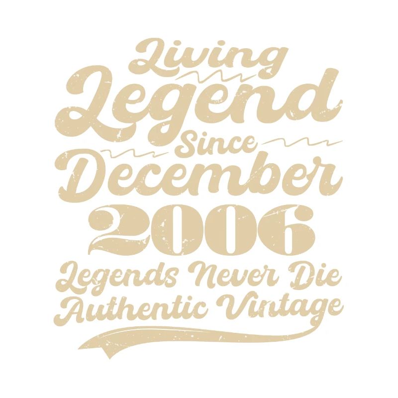 Es war einmal eine Legende. Dezember 2006 Geburts