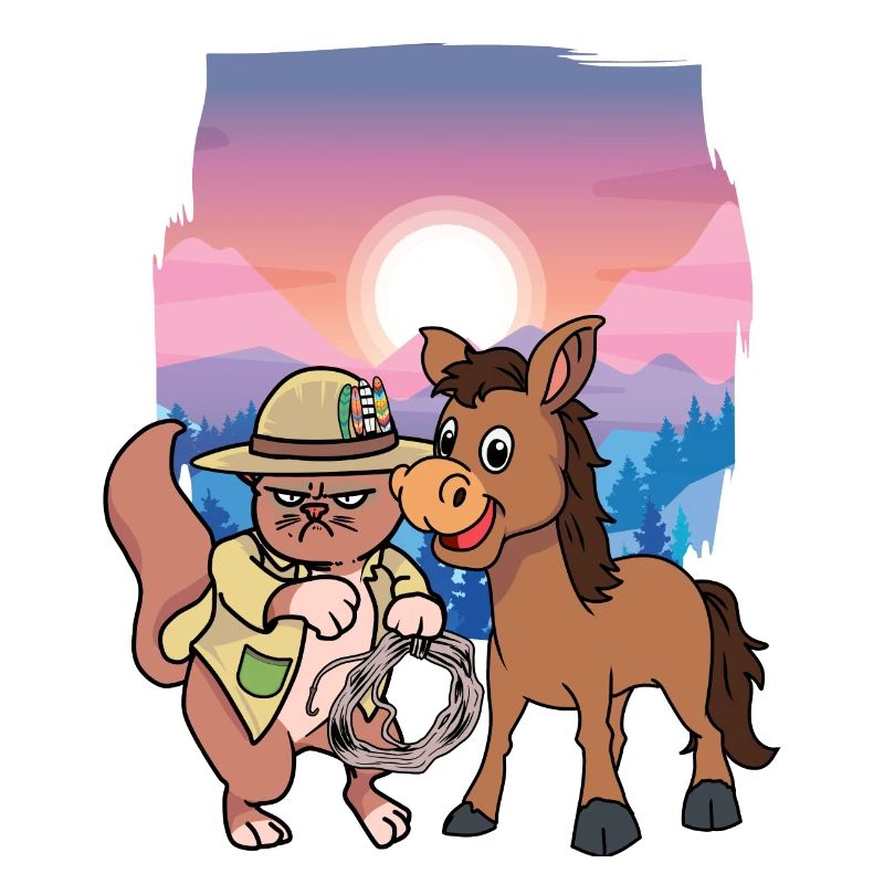 Sinistre, Chat, Far West, Chats, Cavalier, Cavalier