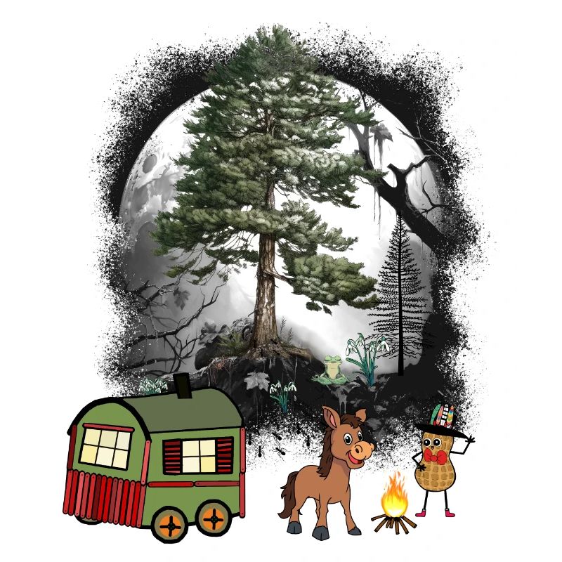 Forest Forest Dweller Peanut Fairy Tale Construction Trailer Child