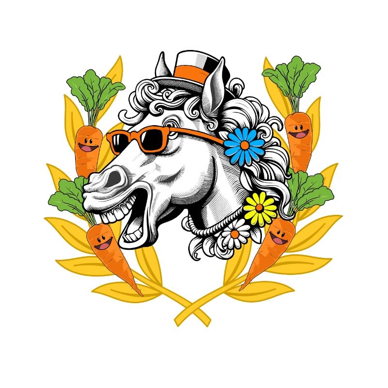 Pferd Pferdekopf Pferde Sieger Siegen Lorbeerkranz