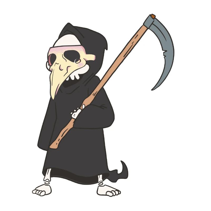 Halloween Medieval Plague Grim Reaper