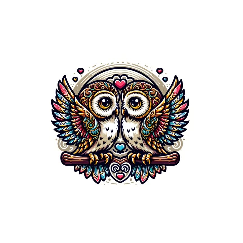 Owlways my Valentine Eule