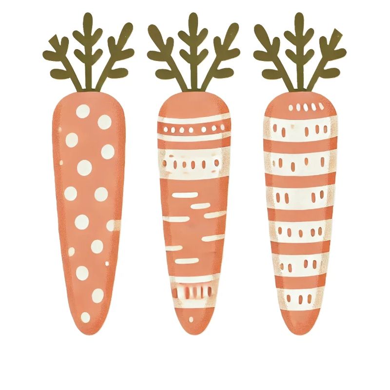 Easter Carrot Pattern Cute Cute
