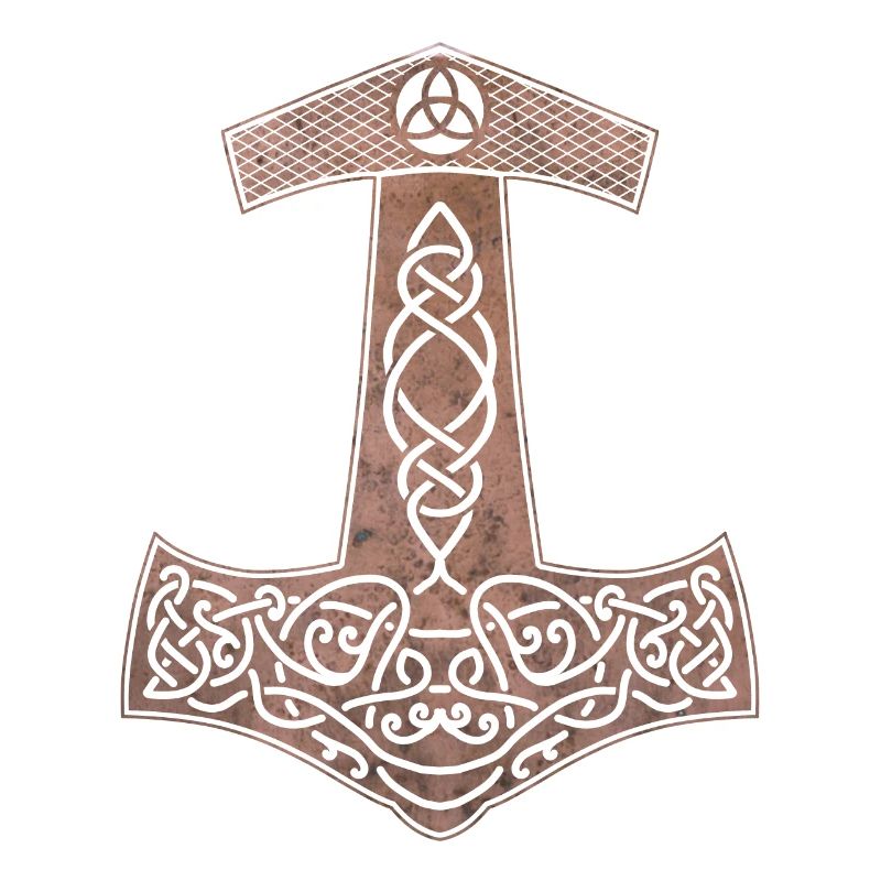 Hammer von Thor Mjölnir Kupfer Wikinger Geschenk