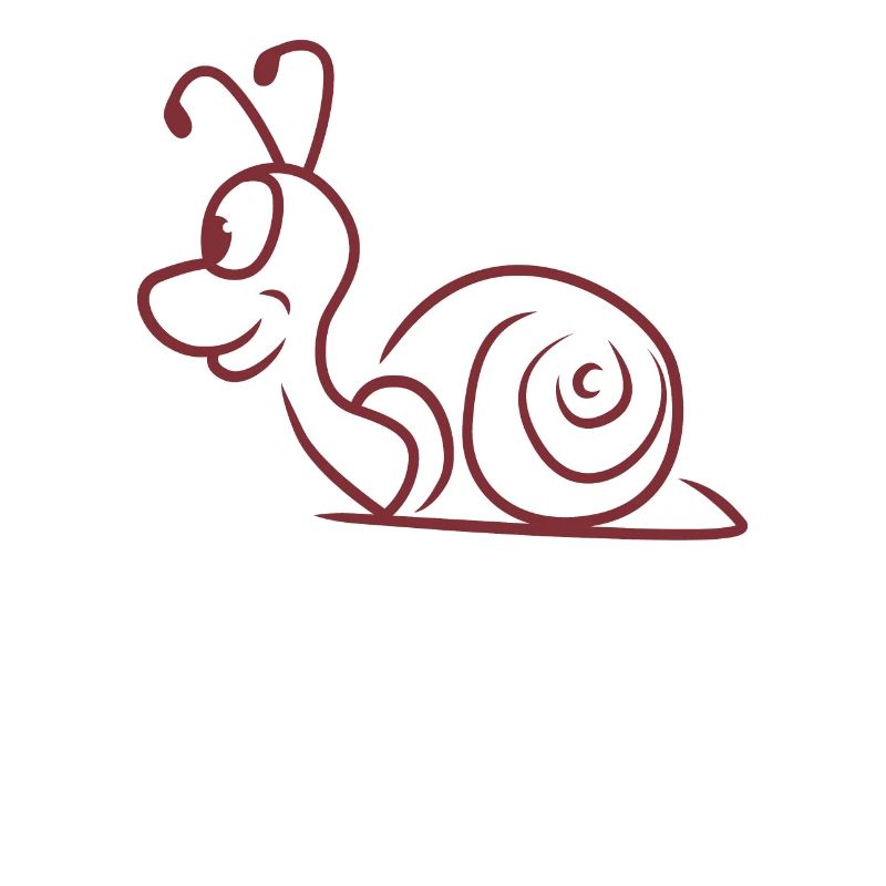 Cute snail shell snail gift