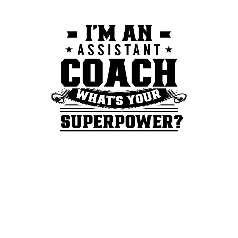 Ich bin ein Assistenztrainer Job Trainerassistent