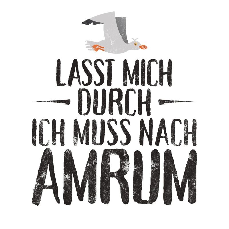 Lasst mich durch ich muss nach Amrum Möwe