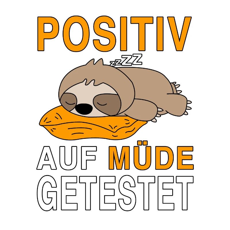 Faultier Positiv auf Müde getestet