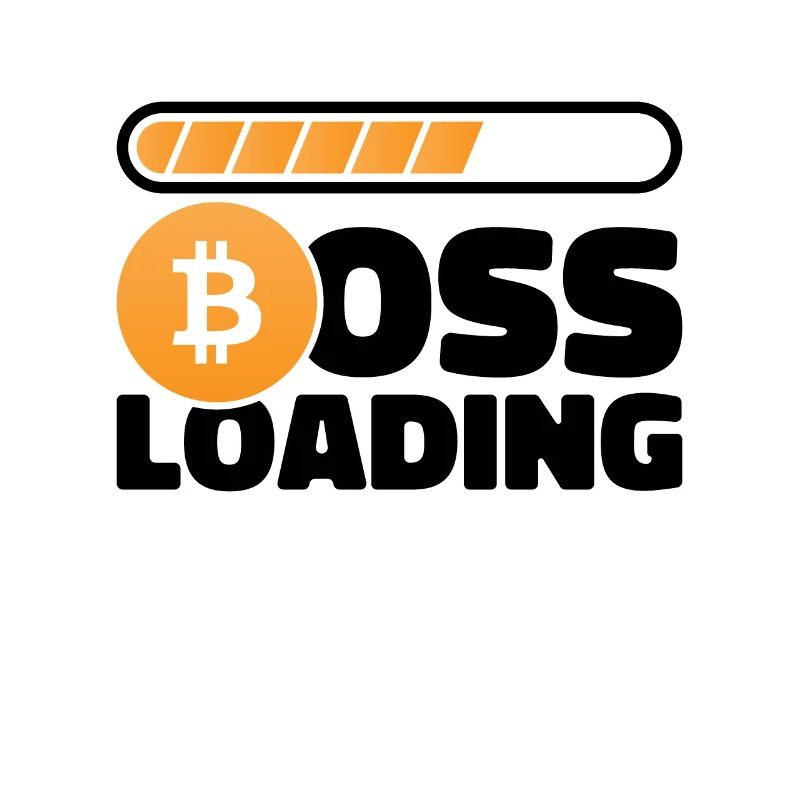 Bitcoin Kryptowährung BTC Boss Loading Shirt
