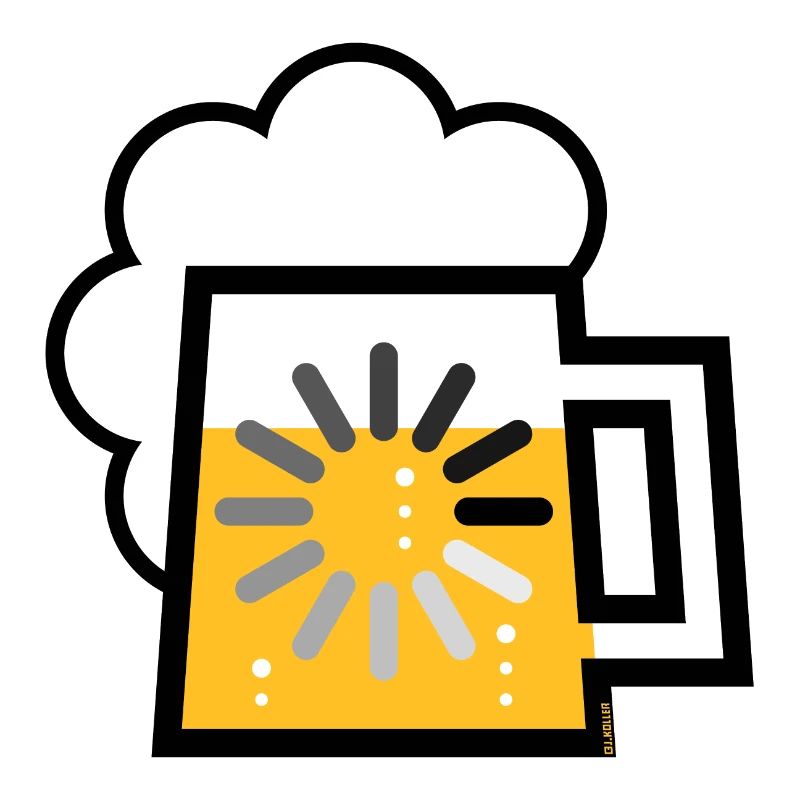 Bier Wird Geladen (Bierkrug Loading / Icon / | )