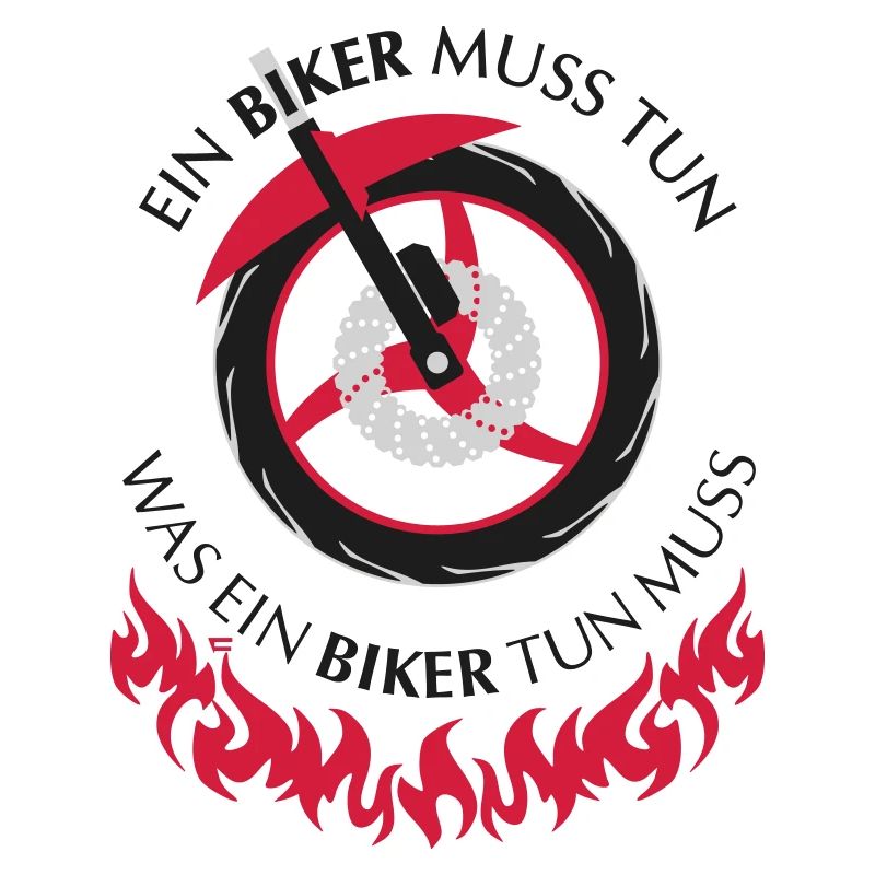 Ein Biker muss tun was ein Biker tun muss