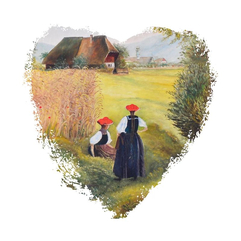 Des filles de la Forêt-Noire avec Bollenhut