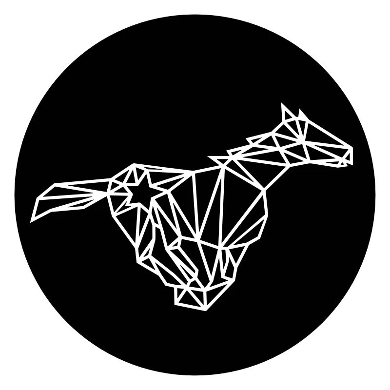 Polygon Pferd Kreis
