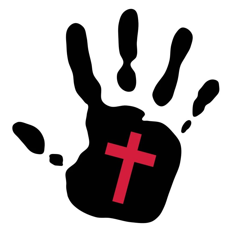 empreinte de la main de la Croix- 2c