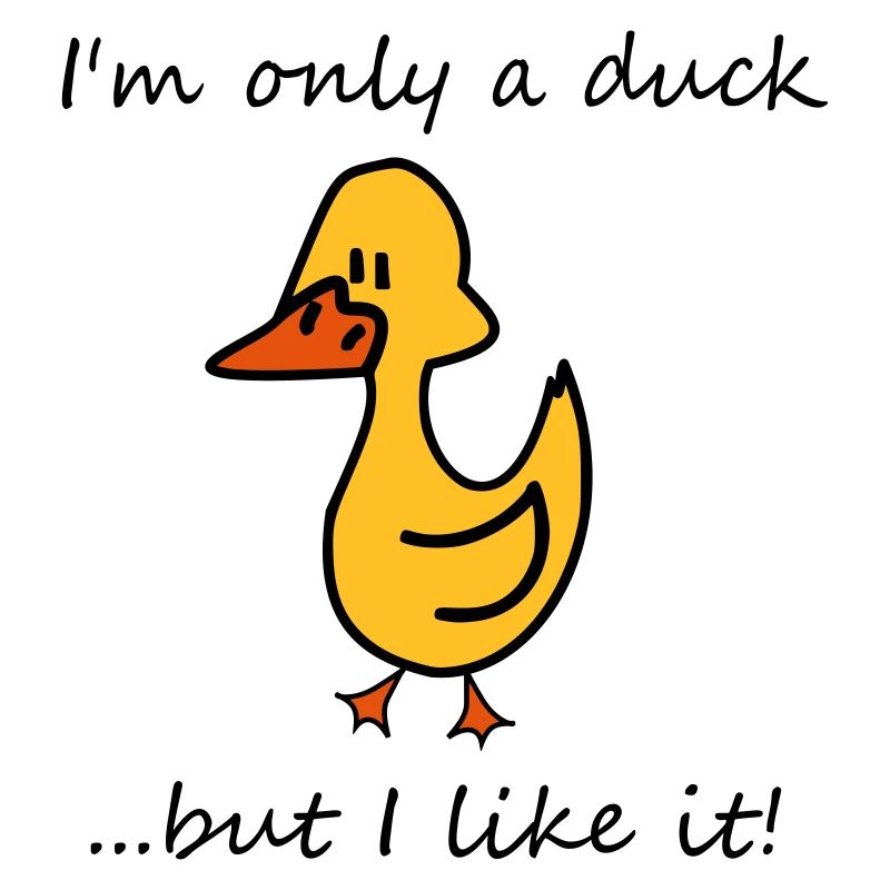 I'm only a duck