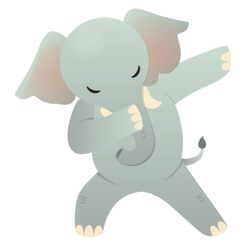 Elephant Dab Dance - Cool Gift