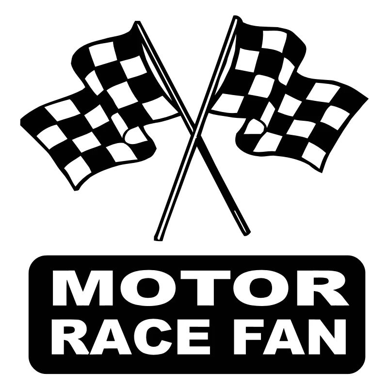 Drapeaux à damier pour le fan de course automobile