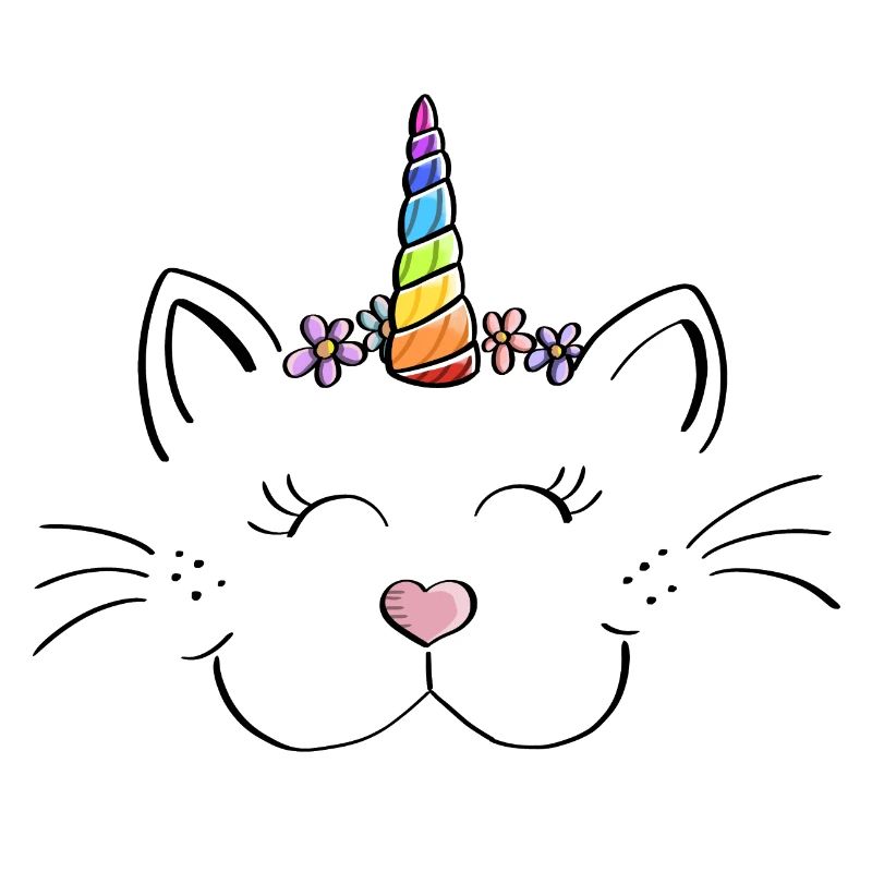 Caticorn - Cat Unicorn - Comic - Fun - Gift