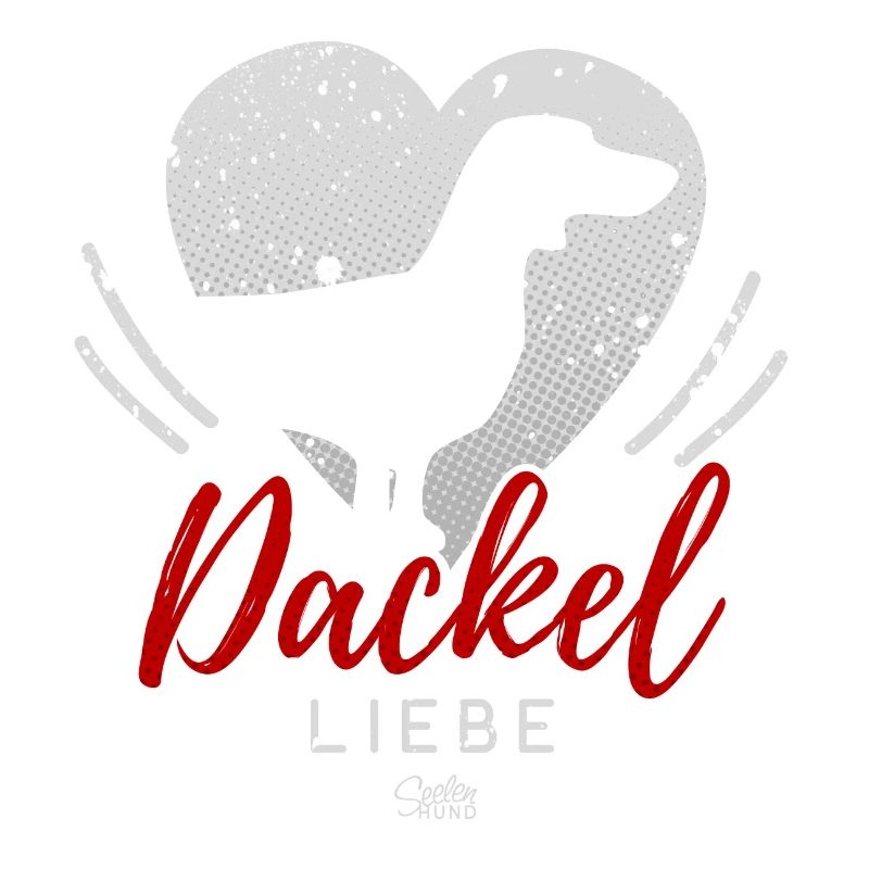 Dackel Liebe mit Herz