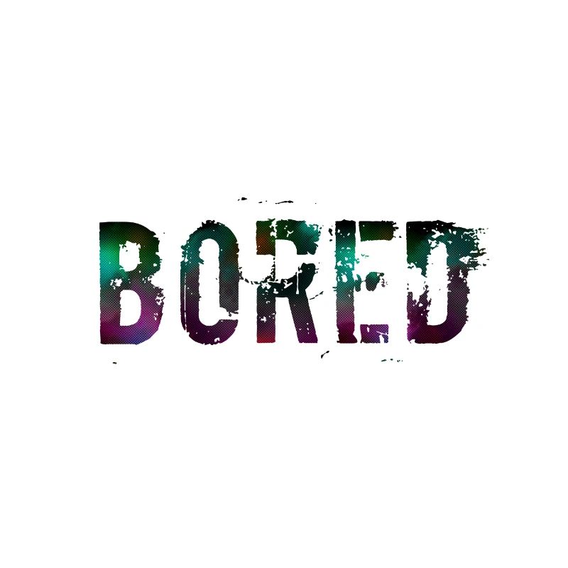 Bored Color Explosion Graffiti Texte