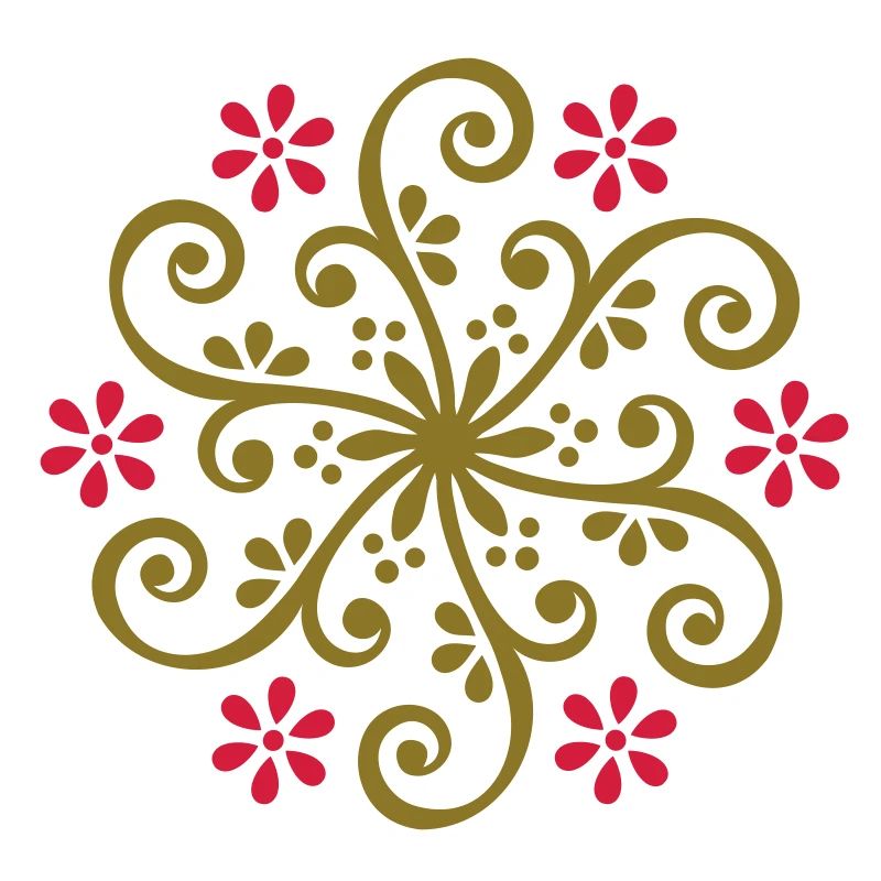 Flower floral pattern nature mandala