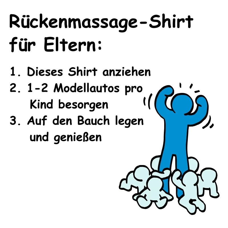 So parents get a back massage!