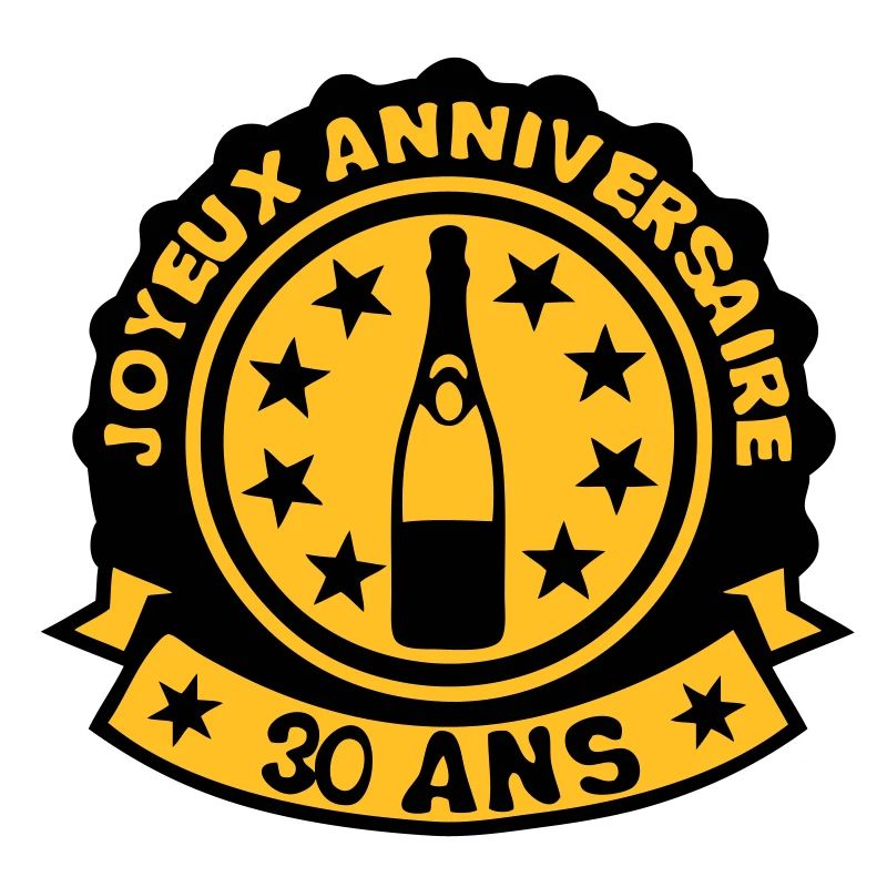 30 ans anniversaire bouteille