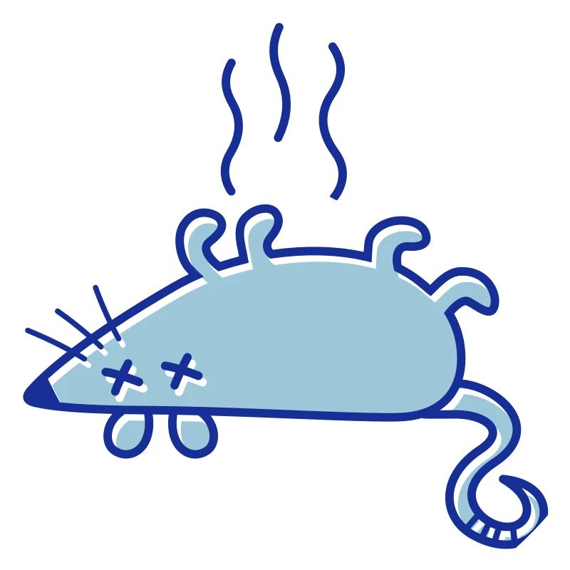 A dead mouse