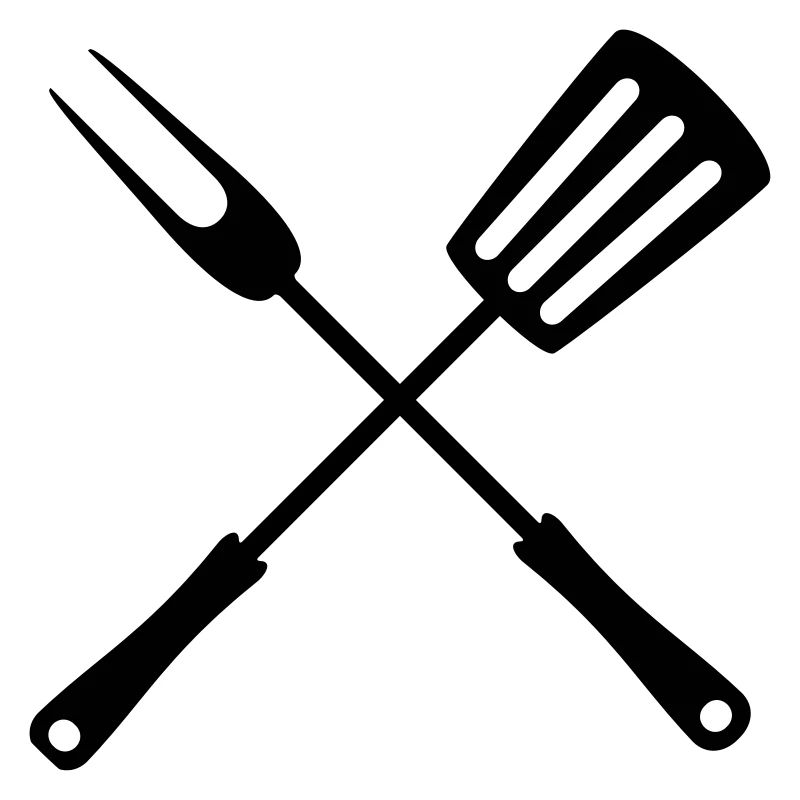 food grill fork pans tool cutlery gr