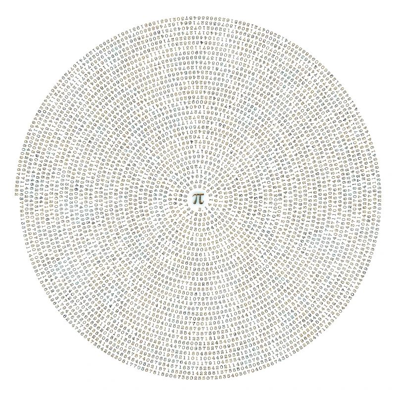 Pi mathematics gift math spiral circle irrational