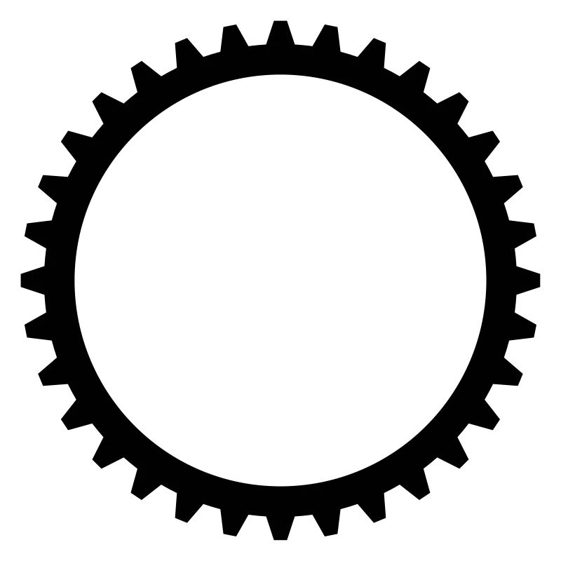mechanical gear mechanical round serrated clockwork