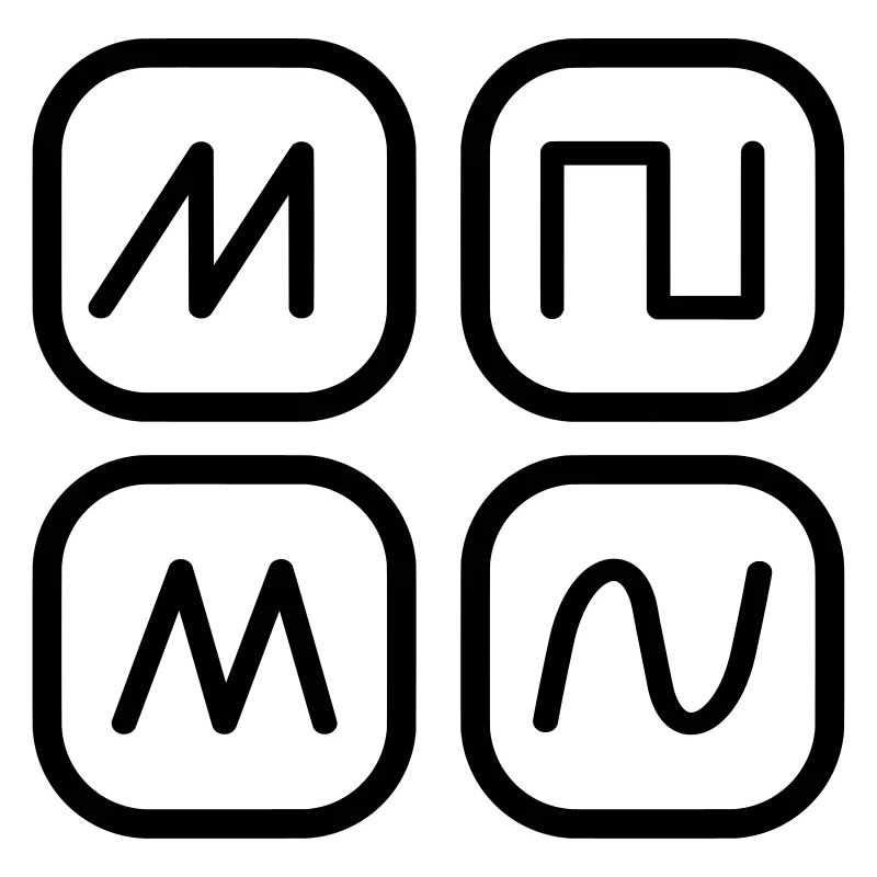 Waveforms Synthesizer Music