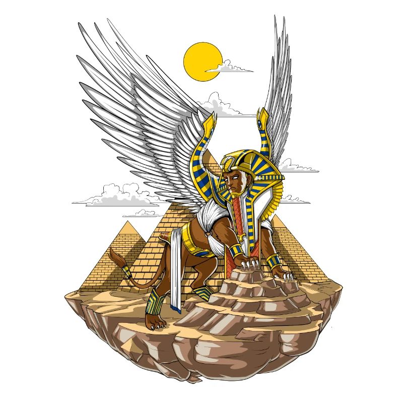 Pyramides Egyptiennes Sphinx Pharaon Dieu