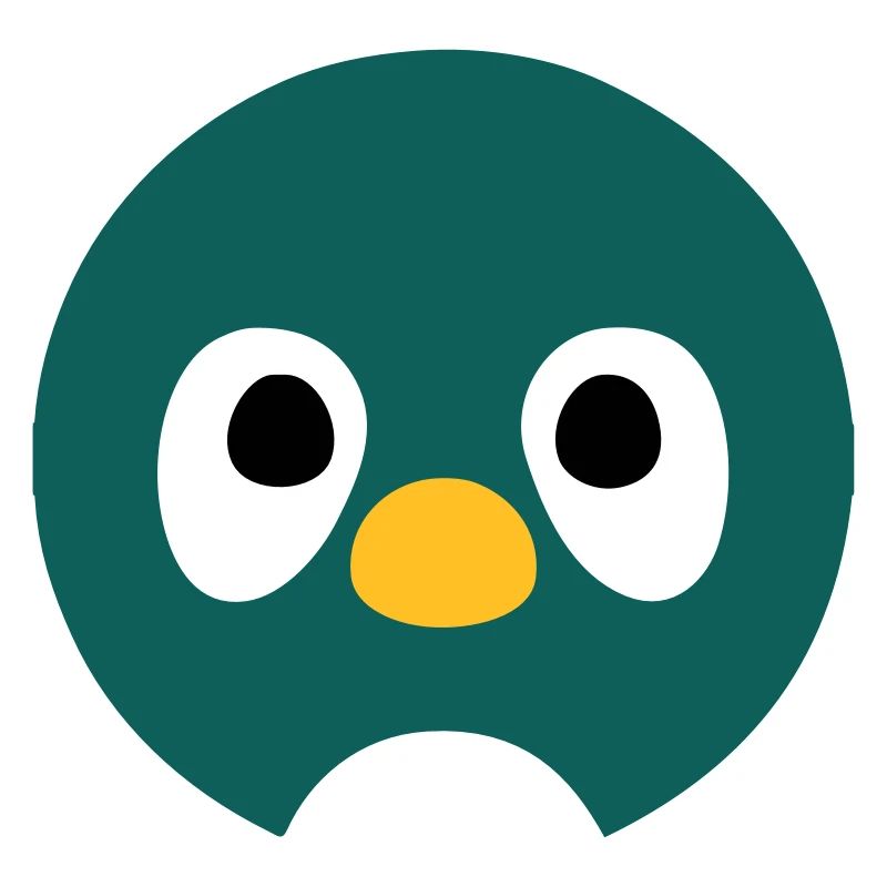 Cartoon Penguin Face