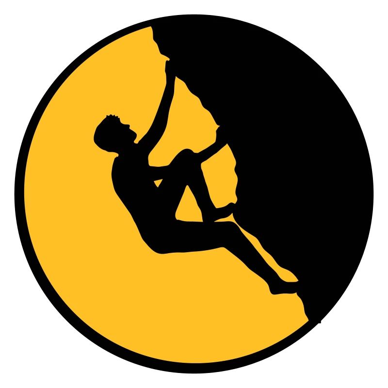 night moon round circle steep wall freeclimber summit