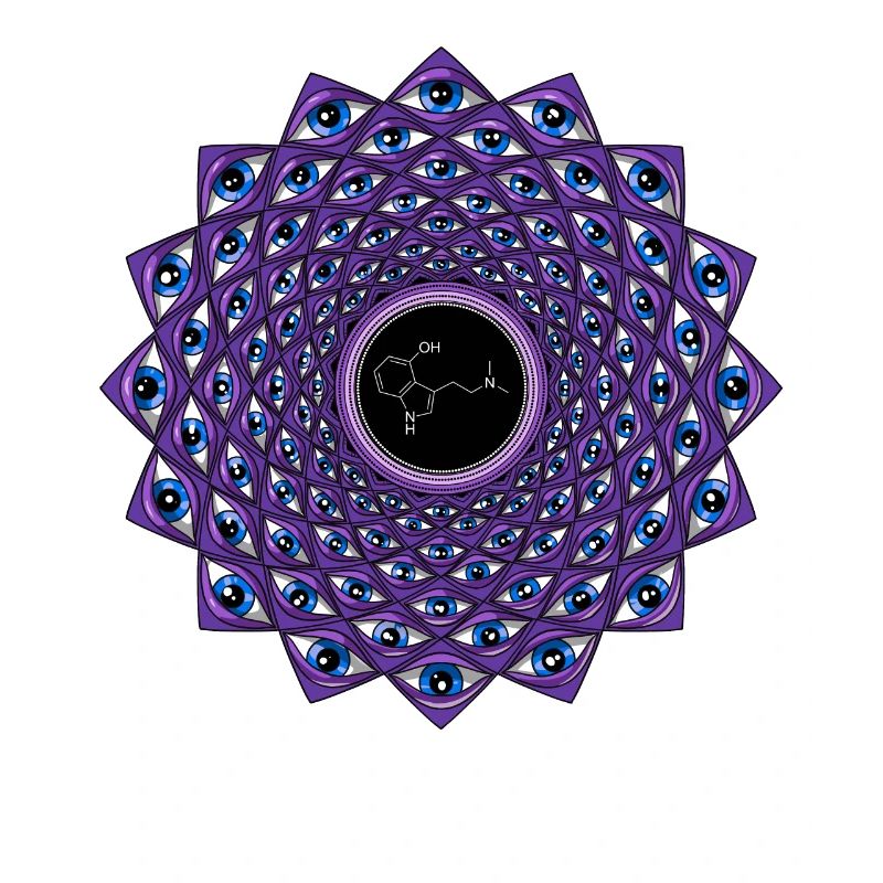 Psychedelic DMT Molecule Trip