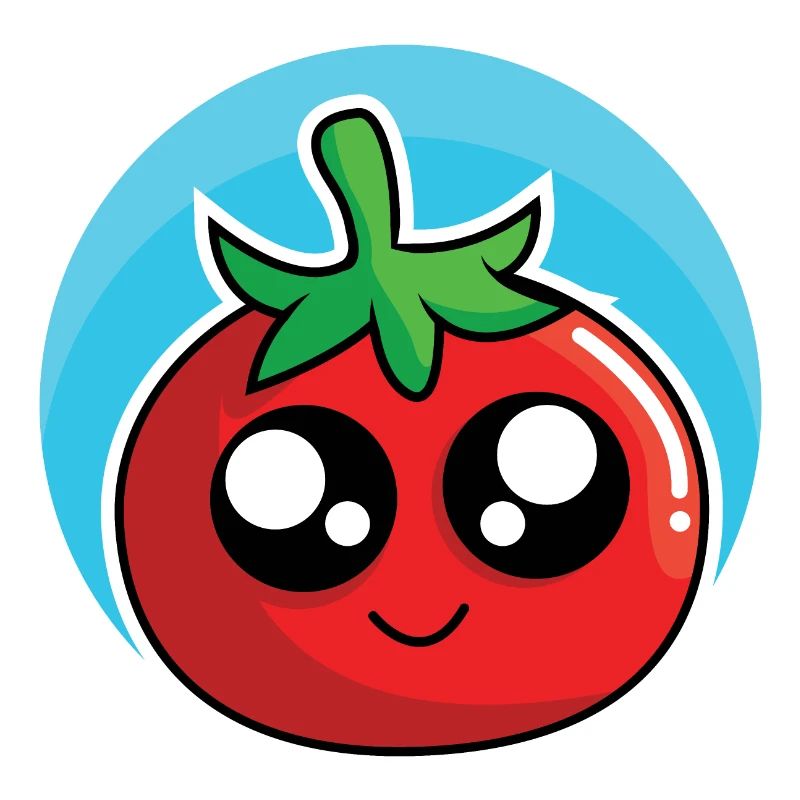 Conception drôle de tomate