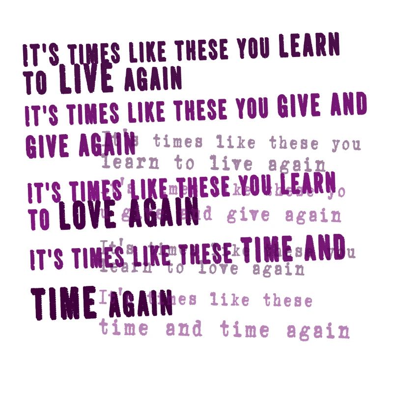 foo fighters lyric