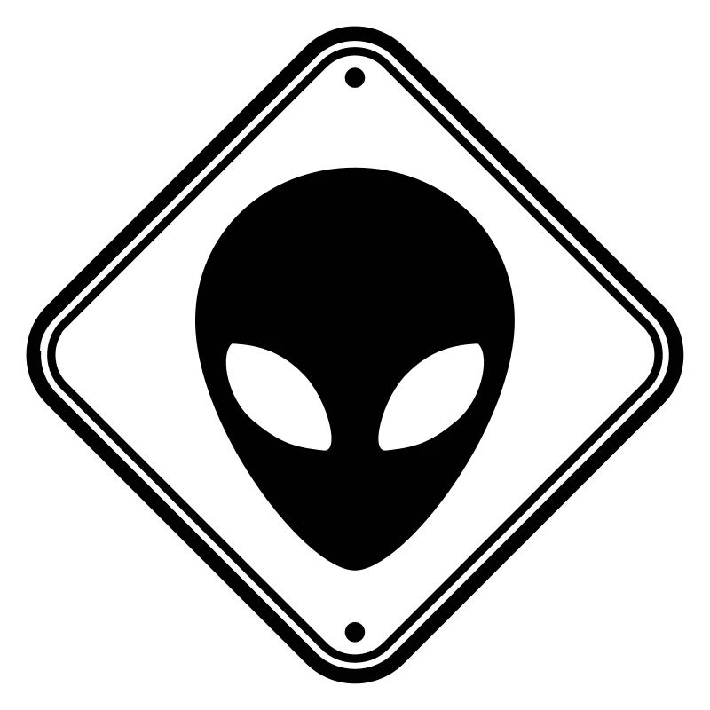 Warnung Alien Hinweis