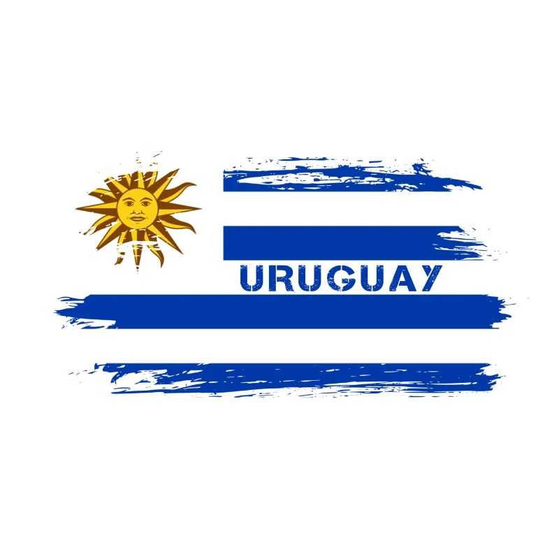 Conception du drapeau de l'Uruguay / idée cadeau