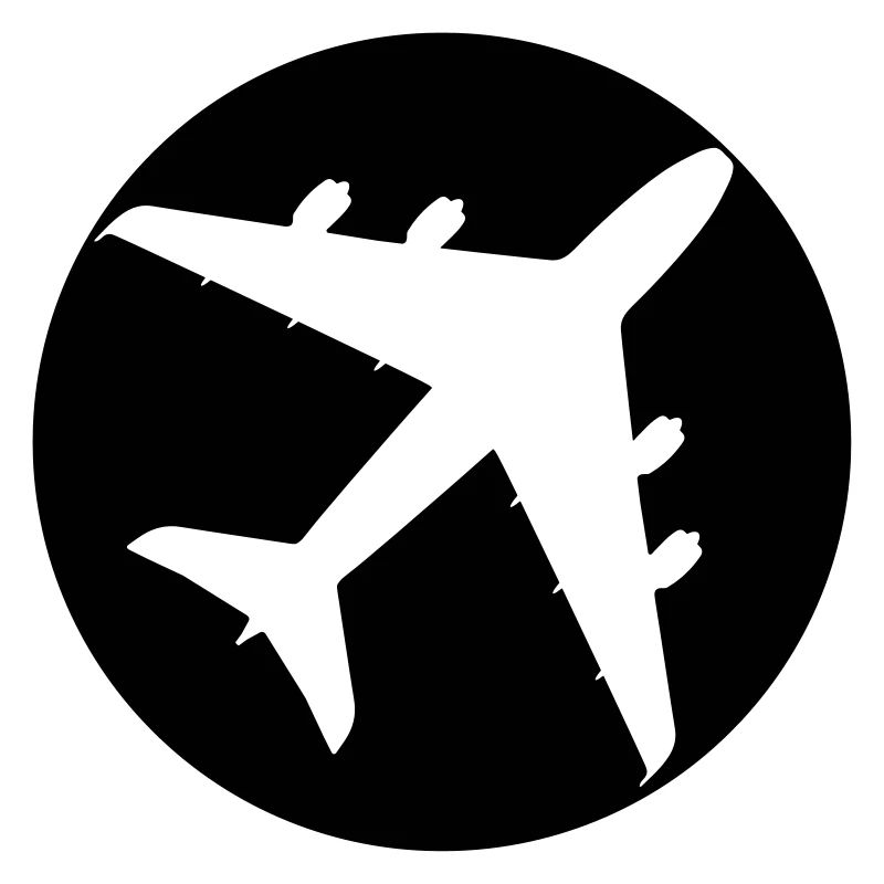 Rond estampillé avion