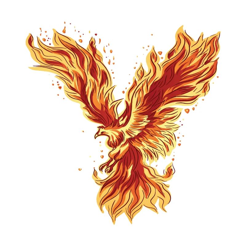 Fiery Phoenix Mythos Design