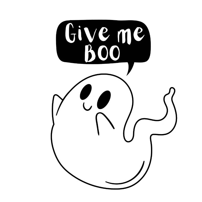 Cute halloween ghost ghost