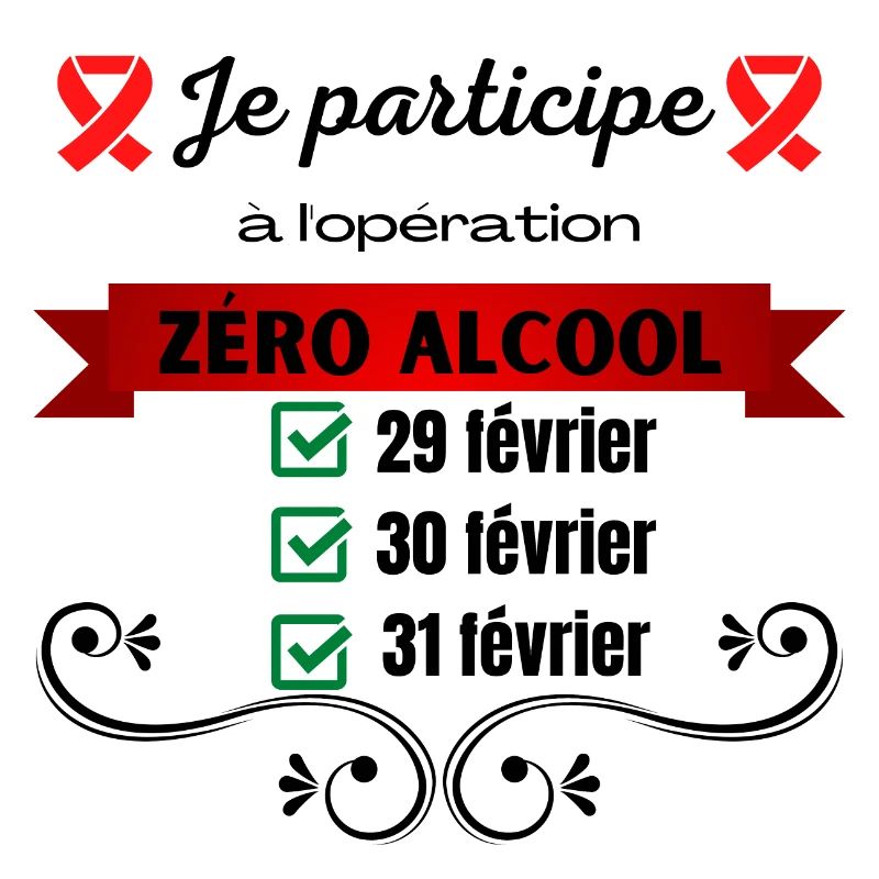 Je participe à l'opération zéro alcool