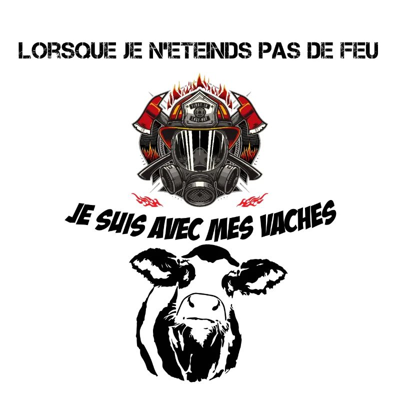 pompier avec mes vaches