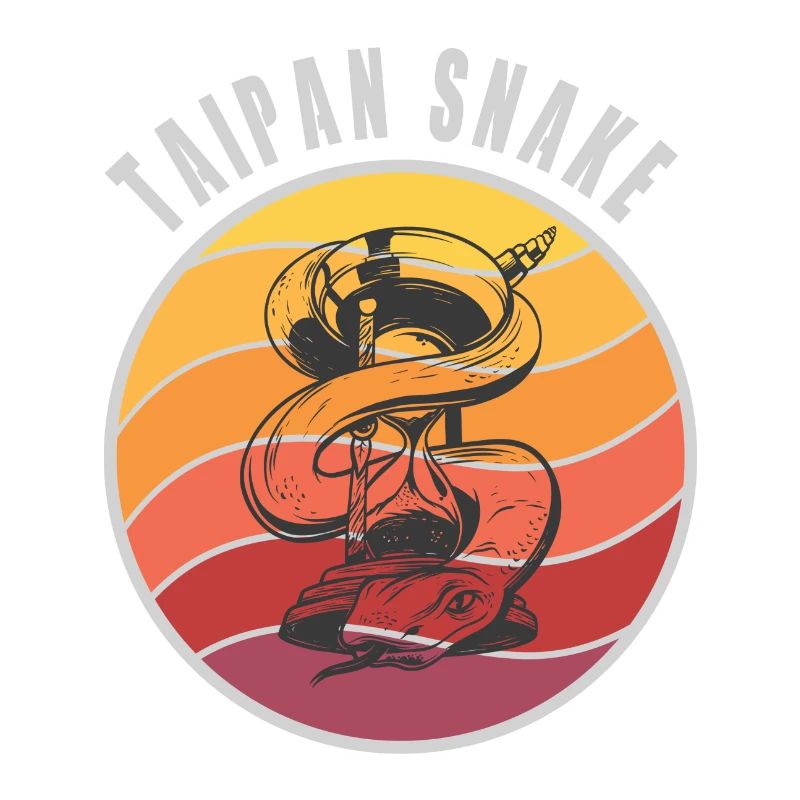 Conception de serpents Taipan / Idée cadeau