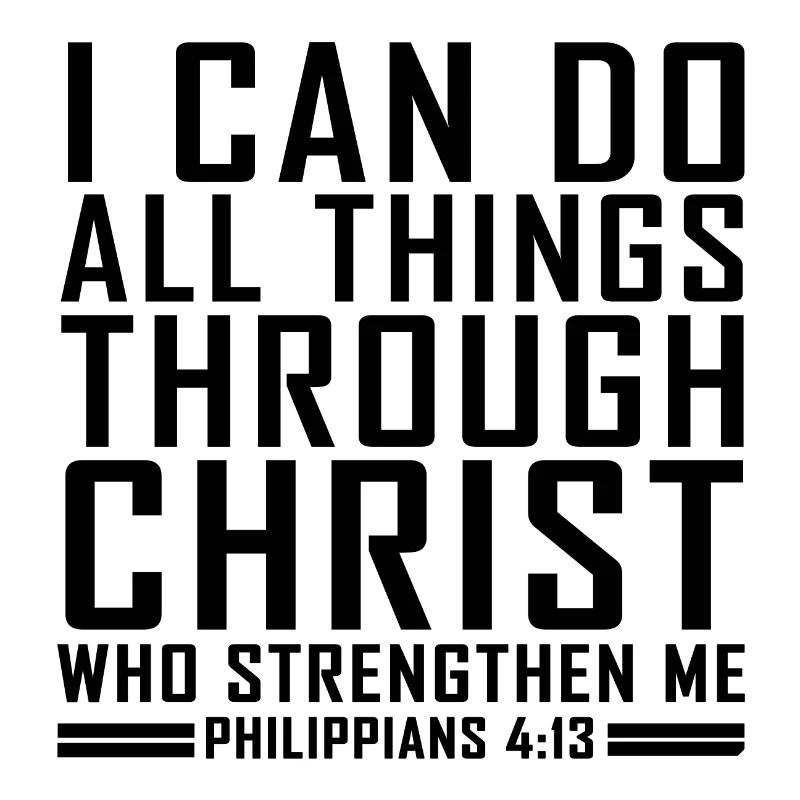Philipper 4:13 Bibel Vers Cool Christian Shirts