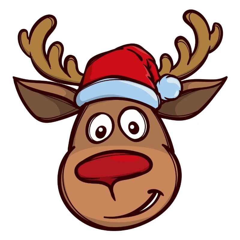 Noël renne visage