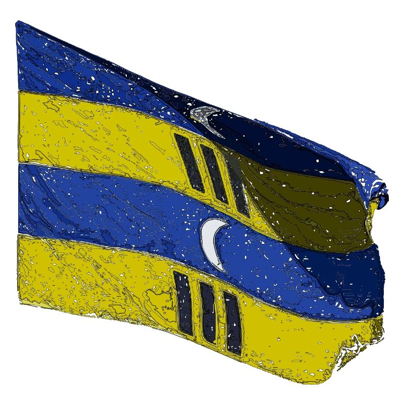 Drapeau Amelander - Drapeau d’Ameland