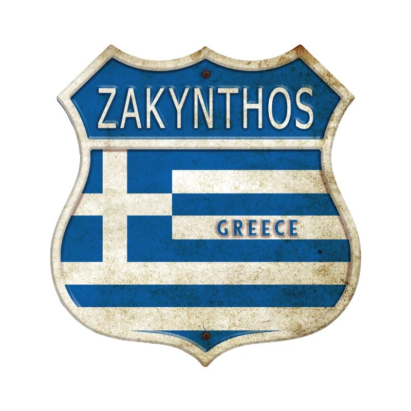Zakynthos Grèce Armoiries Drapeaux Design